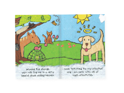 All Dogs Go To Heaven Pet Sympathy Booklet