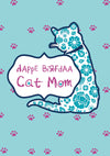 happE BiRfdaa Cat Mom Birthday Card