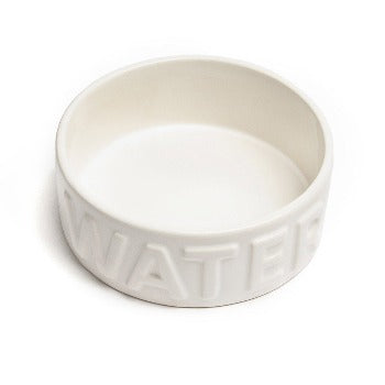 Park Life Designs White Classic Pet Water Bowl