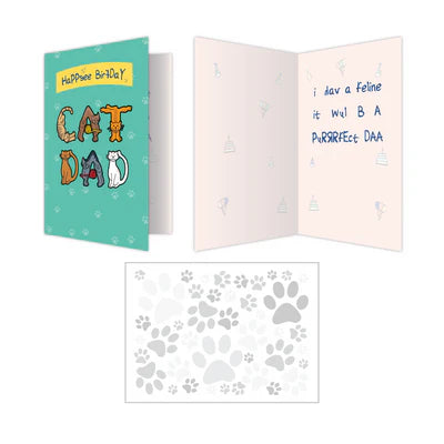 Birthday Cat - Cat Dad Birthday Card