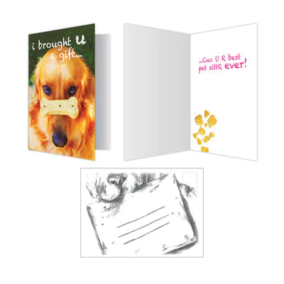 i brought U a gift...Pet Sitter Card