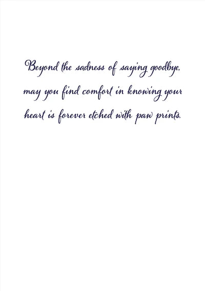 When Tomorrow Starts Without Me....Pet Sympathy Card