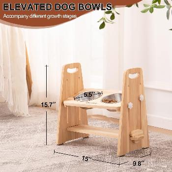 Elevated Dog Bowls - Small Medium Dogs