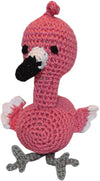 Knit Knacks Fergie the Flamingo Dog Toy