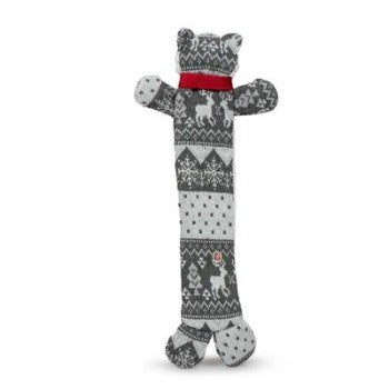 HuggleHounds Nordic Long & Lovelie Festive Frankie Fox Dog Toy