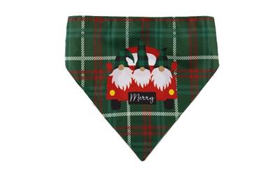 Gnomes Santa Reversible Dog Bandana