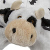 goDog Barnyard Buddies Flattie Dog Toy - Cow