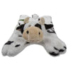 goDog Barnyard Buddies Flattie Dog Toy - Cow