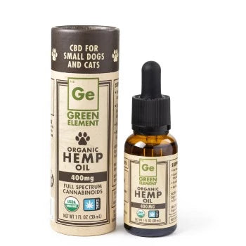 Green Element 400mg Hemp Oil for Cats & Small Dogs