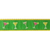 Preston Ribbons 3/4" Happy Hour Dog Collar & Leash Collection
