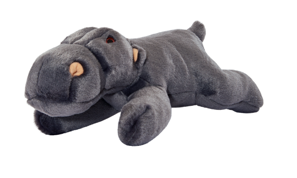 Fluff & Tuff Helga Hippo Plush Dog Toy