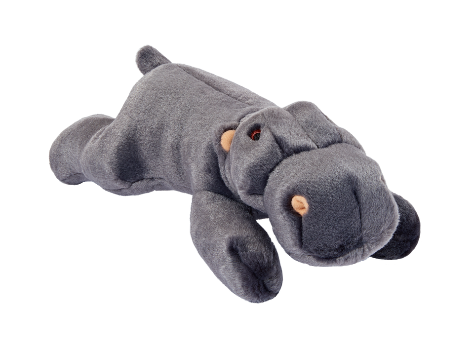 Fluff & Tuff Helga Hippo Plush Dog Toy