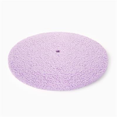 Round purple circle on a white background