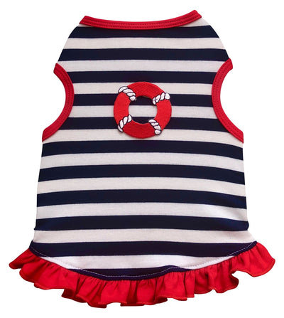 Sailor Stripe Dog Dress