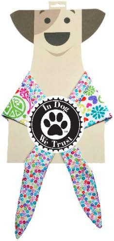 In Dog We Trust Peace Reversible Bandana