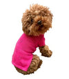 The Dog Squad Fuchsia Jacquard Heart Polo Sweater