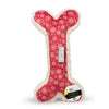 HuggleHounds Jingle All The Way HuggleFleece Bone Dog Toy