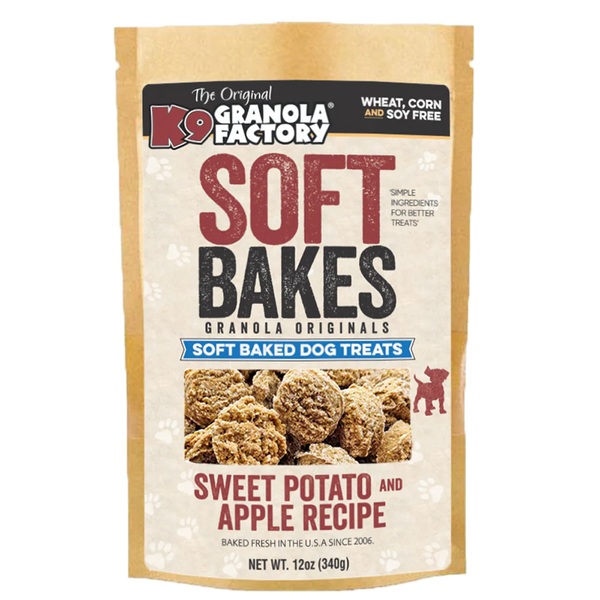 K9 Granola Factory soft bake dog treats package on a white background