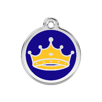 Red Dingo Bark Blue King Pet ID Tag