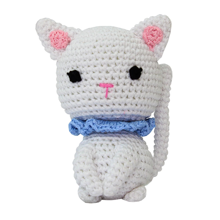 Knit Knacks Kitty Purrs Dog Toy