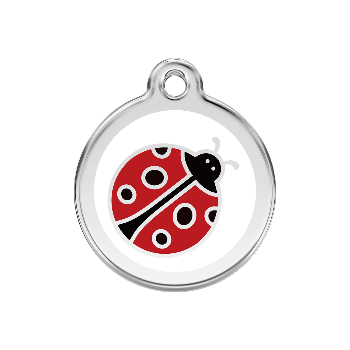 Red Dingo Ladybug Pet ID Tag