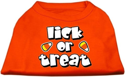 Mirage Orange Lick or Treat Dog T-Shirt