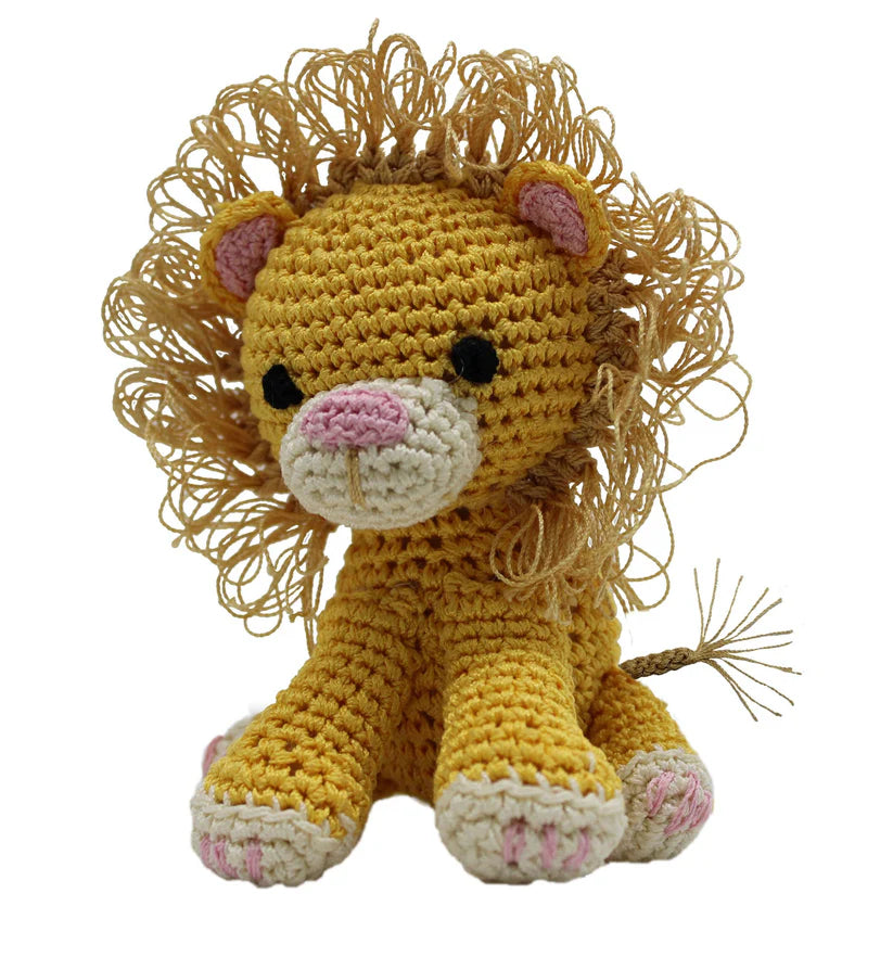 Knit Knacks Lion Dog Toy