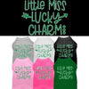 Mirage Pet Products Little Miss Lucky Charm Screen Print Dog & Cat T-Shirt