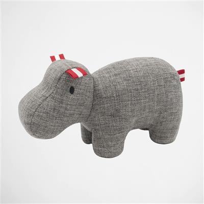 Gray elephant dog toy