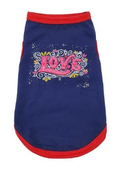 Barker's Bowtique Love Dog Tank