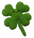 Knit Knacks Lucky 4 Leaf Clover Dog Toy