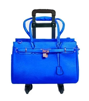 A Pet with Paws Cobalt Blue Madison Carrier With Pet-Trek®