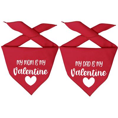 My Mom or Dad Is My Valentine Bandana