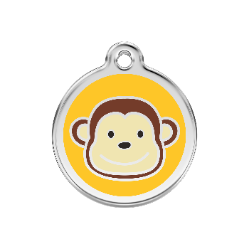 Red Dingo Yellow Monkey Pet ID Tag