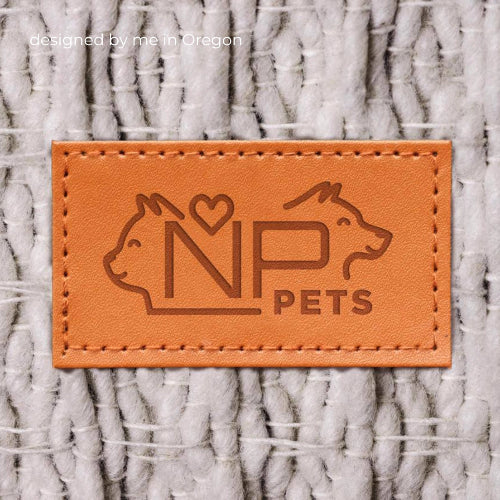 NP Pets logo on light gray background