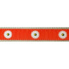 Preston Ribbons 3/4" Orange Daisy Dog Collar & Leash Collection