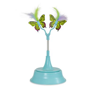 2-in-1 Flutter Toy Cat Toy and Cat Ball Track Topper