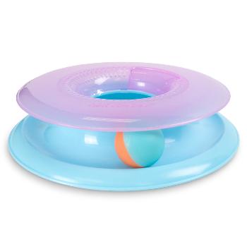 Race N' Chase Interactive Cat Ball Track Toy with Catnip Diffuser