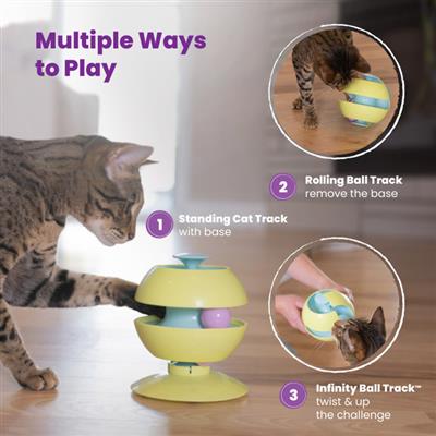 Twist-A-Ball Track Cat Toy