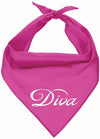 Parisian Pet Hot Pink Diva Dog Tie On Bandana