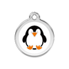 Red Dingo Penguin Pet ID Tag