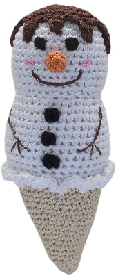 Crocheted Snowcone Small Dog Toy