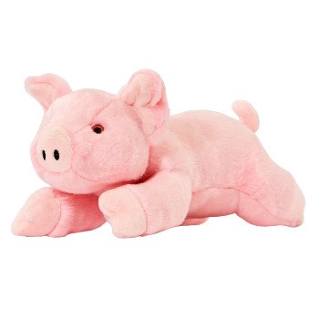 Fluff & Tuff Petey Pig Plush Dog Toy