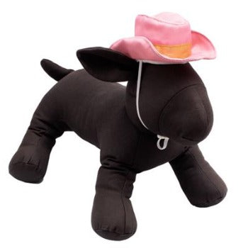 The Worthy Dog PInk Cowboy Dog Party Hat