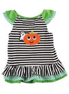 Max's Closet Pumpkin Striped Dress