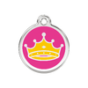 Red Dingo Pink Queen Pet ID Tag