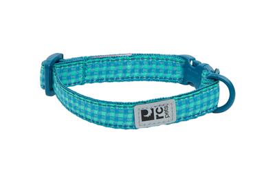 Green Gingham Breakaway Cat Collar