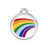 Rainbow Pet ID Tag