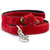 Mistletoe Velvet Dog Collar