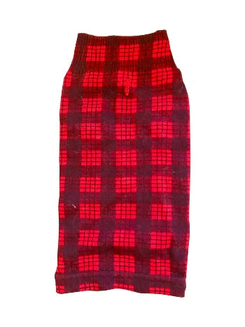 Londoner Plaid Mockneck - Red/Black